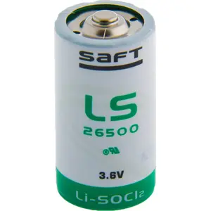 Litija baterija SAFT SPSAF-26500-STD R14 (C) 3,6 V, primārā šūna LS26500