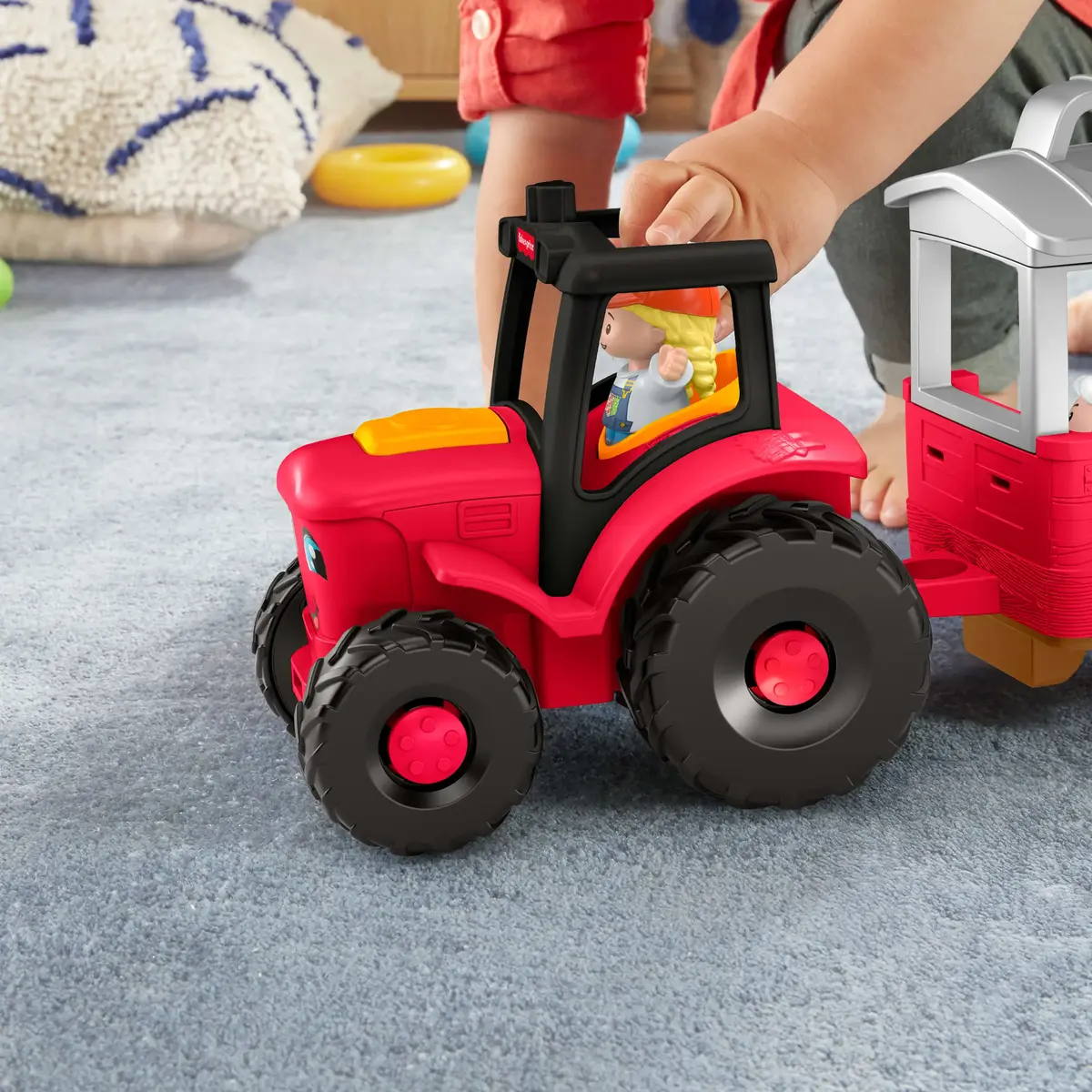 MATTEL Fisher-Price Little People Caring for Animals трактор Photo 5