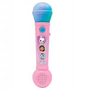 Rotaļu mikrofons Spinmaster Gabby’s Dollhouse Lighting Microphone, modelis 89009