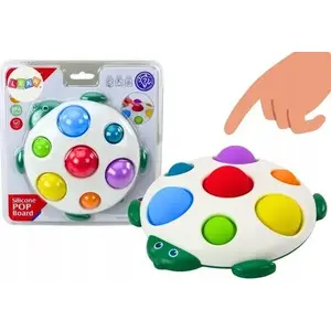 Sensory Turtle Pop-It Educational Toy Board with Bumps — LEANToys 18001
