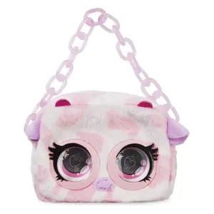 Rokassoma Spinmaster Purse Pets Micro Cow, interaktīva plīša rotaļlieta, rozā, ar rāvējslēdzēju, 5–12 gadi