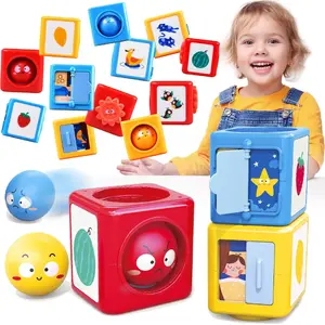 Koka formu sortētājs Hola WIEŻA EMOCJI 3 — Hola — 3 kuba, formu kārtošana