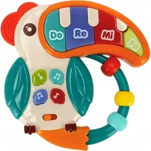 Children's Musical Piano Bambam Pianinko Tukan HE0532 — toy piano for toddlers