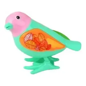 Wind-up walking toy bird Dromader — mechanical wind-up bird toy, assorted colors