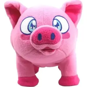 Plush Toy Dubi Party Pets Piglet — Soft Touch, Animated Dancing Figure