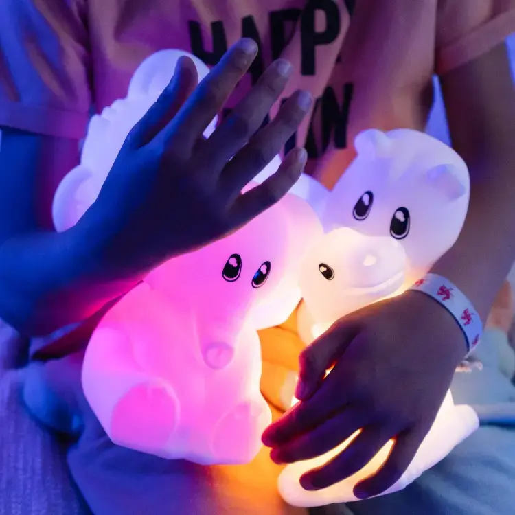 No name Hippo детский ночник напольный белый LED Photo 3