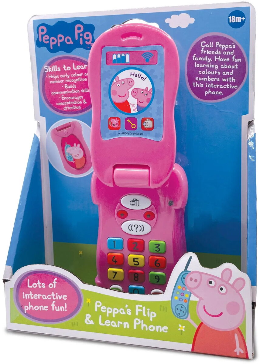 Bērnu rotaļu tālrunis peppa pig PEPPA