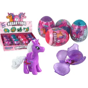 Игрушка LEANToys Волшебное Трещащее Яйцо Единорога в Скорлупе, 6 см, 4 цвета