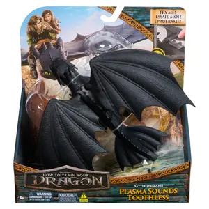 Фигурка Spin Master Night Fury Battle Dragons 13" с плазменными звуками, разноцветная, для детей от 4 лет