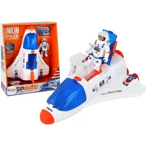 Игровой набор LEANToys «Космическая миссия» с ракетой и космонавтом, 2 элемента