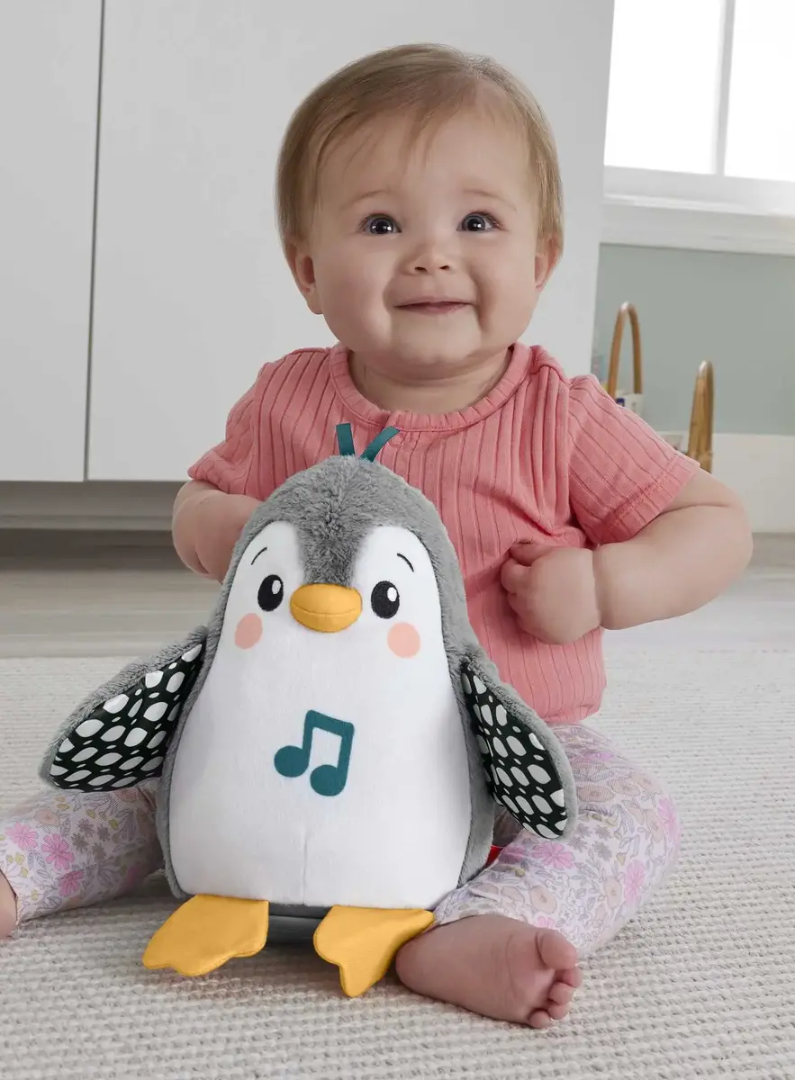 MATTEL Flap & Wobble Penguin — мягкая игрушка для животика Photo 3