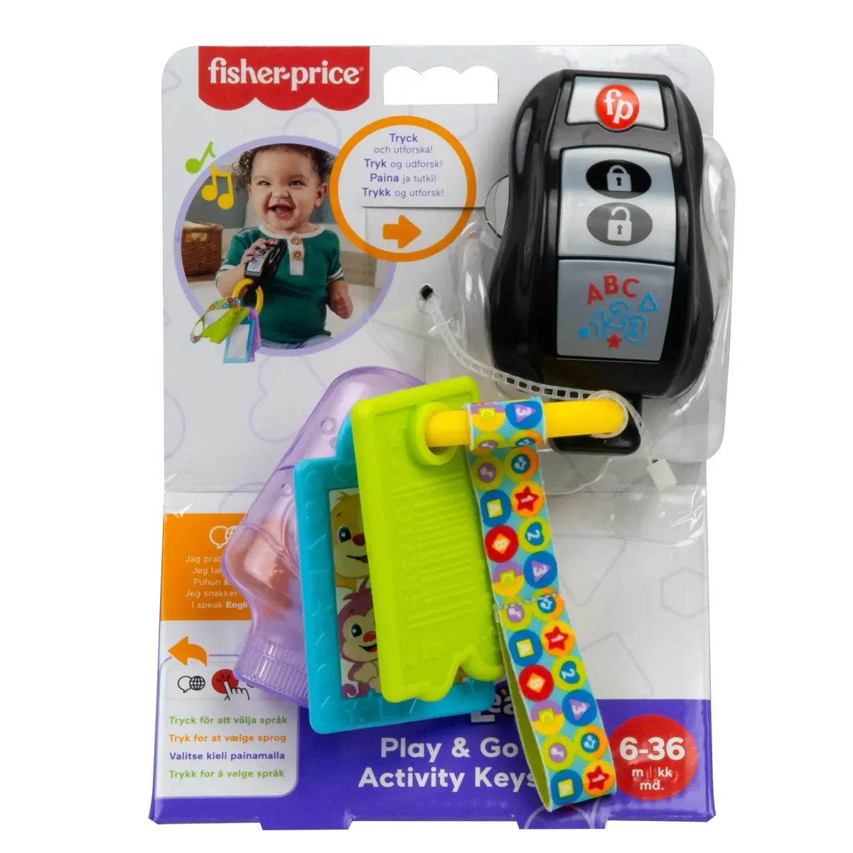 Fisher-Price Play & Go Activity Keys музыкальная игрушка Photo 4