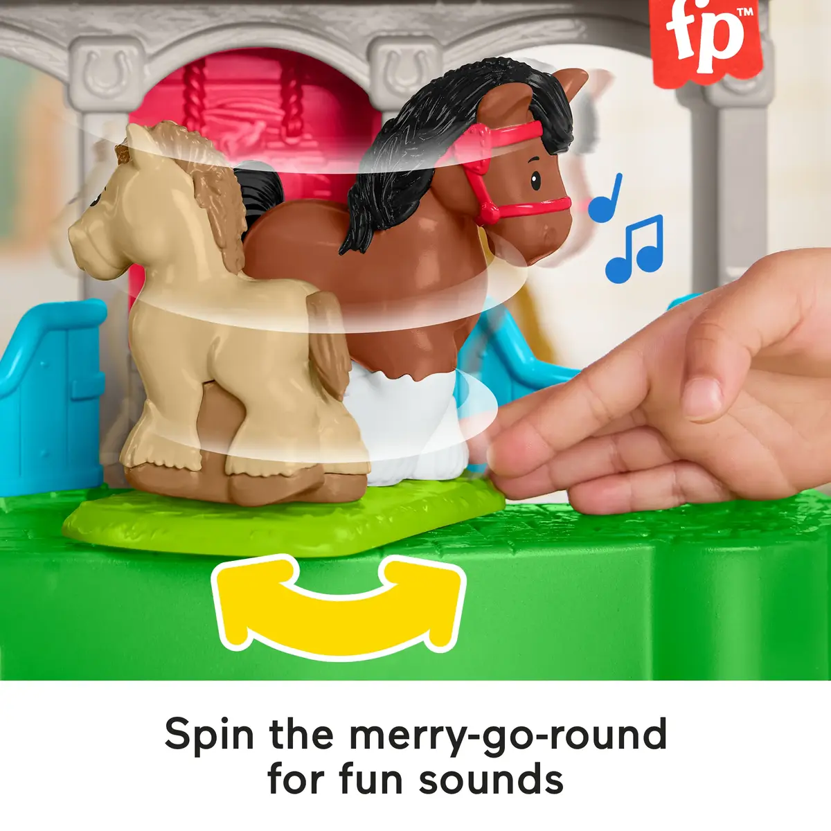 MATTEL Fisher-Price Little People Friendly Horses komplekts Photo 9