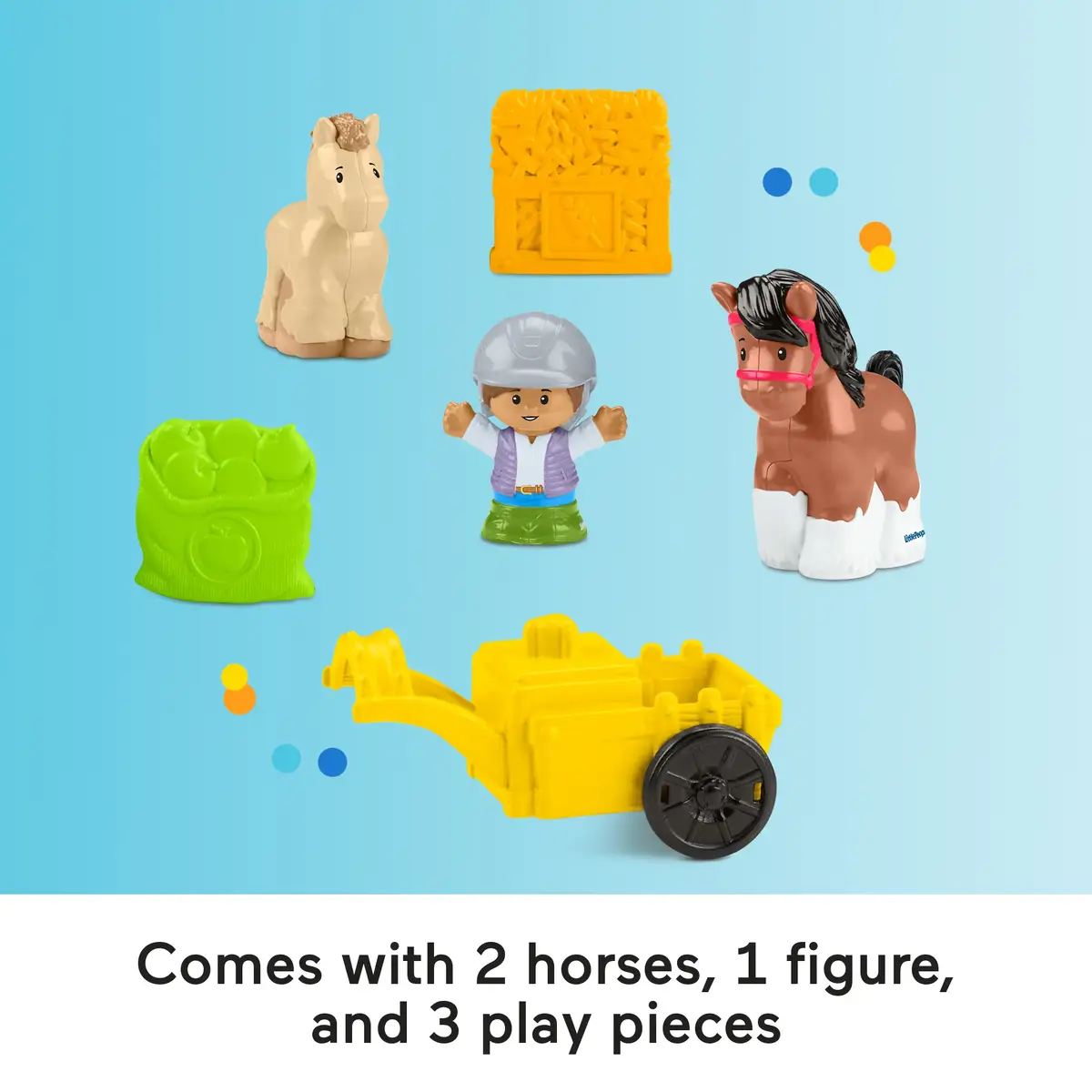 MATTEL Fisher-Price Little People Friendly Horses komplekts Photo 11
