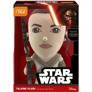 Мягкая говорящая игрушка Rey от Underground модель 222791 — персонаж Star Wars, с голосовой функцией на батарейках