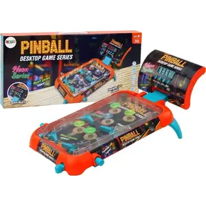 Pinball game with LED lights and sound, LEANToys 5905991027881