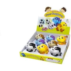 Wind-up Toy Dog LEANToys 1581 – moving tail, assorted colors