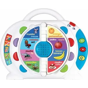 Smily Play bilingual board book Polish–English, white cover, model 2267