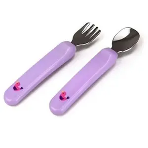 UMP bērnu karotīte un dakšiņa Lavander, no 6 mēn., modelis 140301 LA