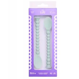 Набор детских ложек Nuk LUU Kids — дизайн Frozen Sage, столовые приборы для кормления