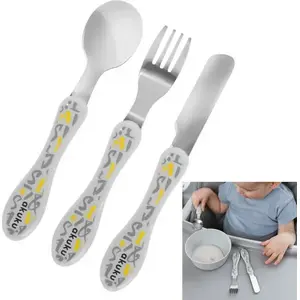 Cutlery set akuku A0103 — metal 3-piece children's utensils
