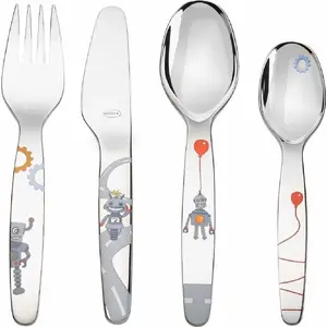 Cutlery set for children LEONARDO ROESLE RO-95065 — 4-piece kids flatware set