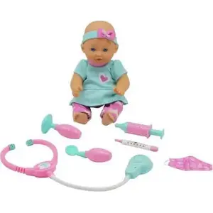 Medicīnas spēļu komplekts Happy Friend Diana 30 cm — bērnu ārsta komplekts ar piederumiem