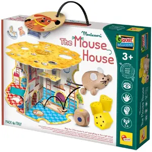 Izglītojošs Montessori rotaļu komplekts «Peles māja» Lisciani modelis 304-107315 bērniem