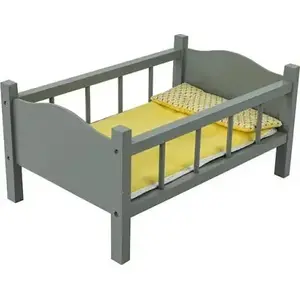 Кроватка для кукол Barrutoys деревянная для кукол до 40 см, детская кроватка