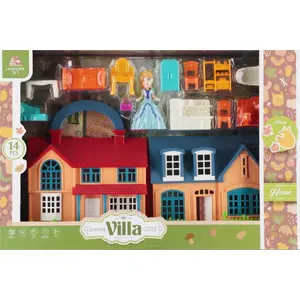 Leļļu mājiņa Mega Creative DOMEK DLA LALEK AKC 37×25×8 cm