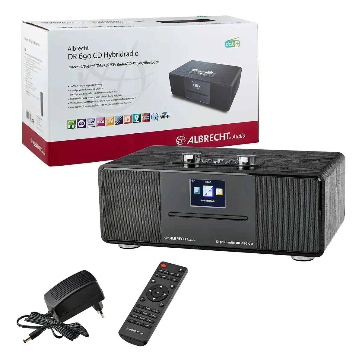 Albrecht DR 690 pārnēsājams digitālais radio Photo 13