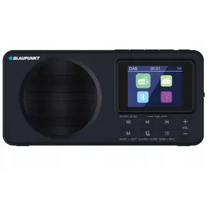 Portable digital radio No name DR 6BK — DAB+/FM/RDS, Bluetooth, rechargeable battery, clock and alarm
