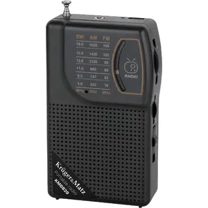 Portable analog radio Kruger & Matz KM0829 – AM/FM reception, battery-powered portable receiver