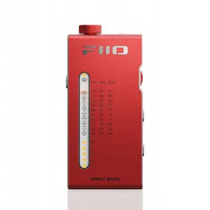 Portable FM Radio FiiO RR11 in Red — compact handheld FM receiver