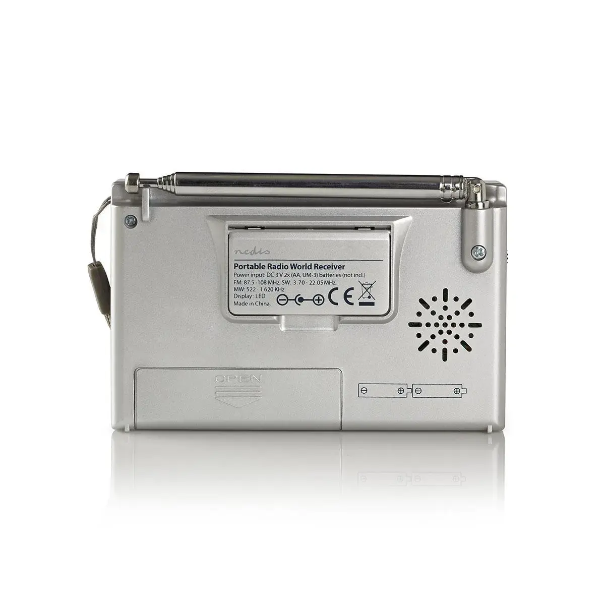 Nedis RDWR1000GY radio Photo 3