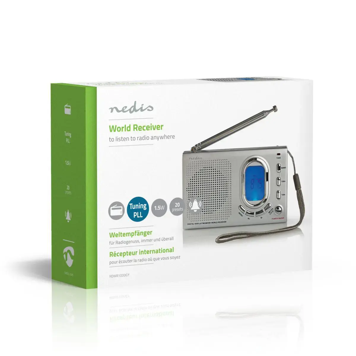 Nedis RDWR1000GY radio Photo 8