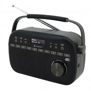 Portable Radio Soundmaster DAB280 — DAB+, FM, Analog & Digital, 1.2 W, Black, AC/Battery