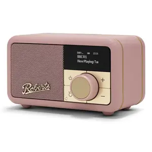 Portable radio No name Revival Petite 2 — DAB/DAB+/FM, USB-C, 3.5 mm, built-in battery (20 h), white