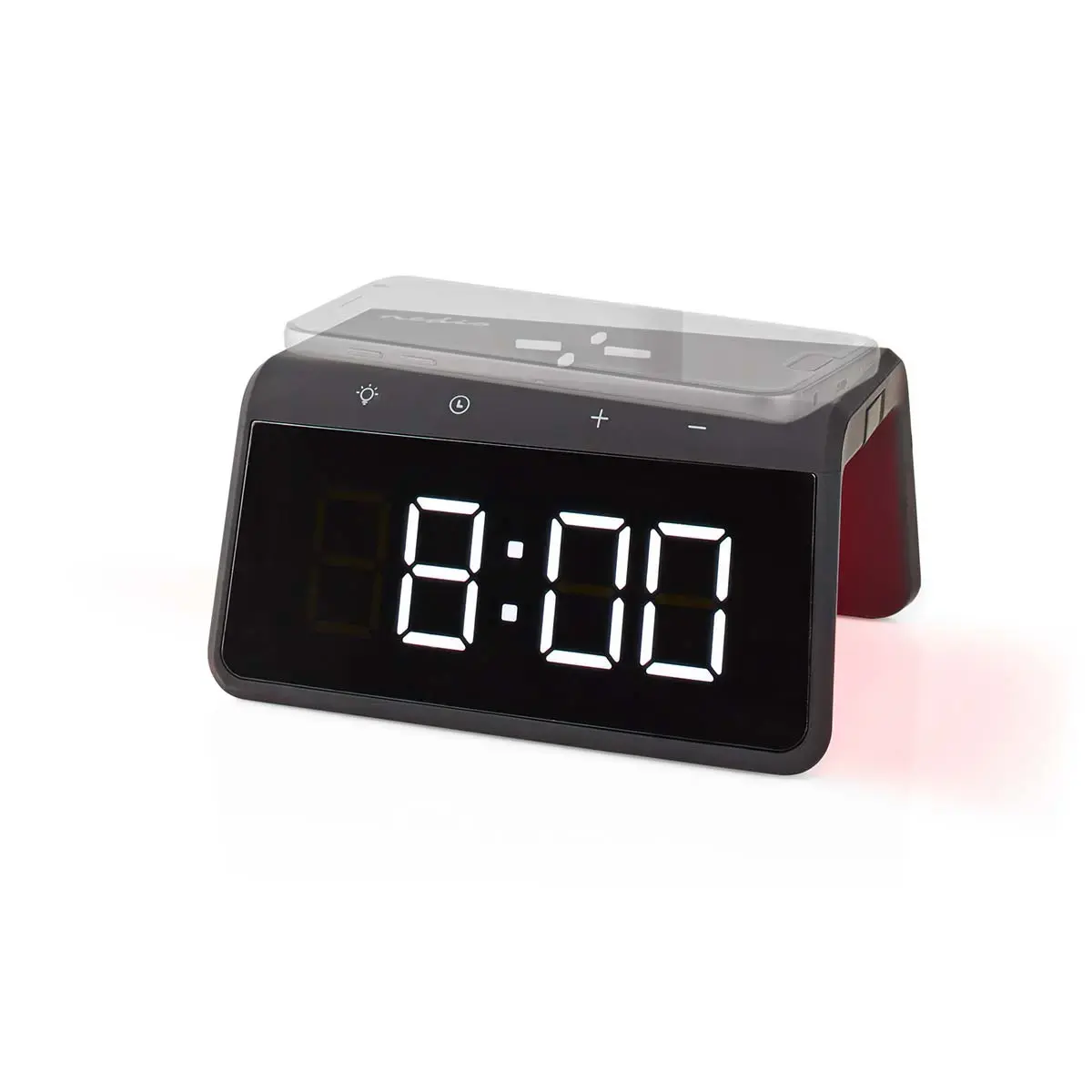 Nedis WCACQ30BK digital alarm clock Photo 5