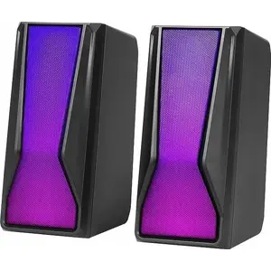 Компьютерные колонки Marvo SG-274 2.0 6 Вт чёрные регулятор громкости 150 Гц–20 кГц RGB