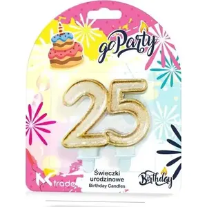 Birthday Candles MK TRADE GO PARTY SF-057 — pack of 25 decorative candles