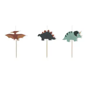 Kūkas svecīte/fontāns plus plus PartyDeco SCS-20 daudzkrāsaina, 3 gab., augstums 30 mm