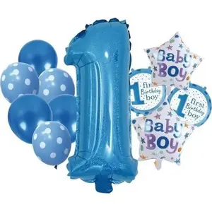 Balonu komplekts Slowmoose Boy 1 — 12 gab. balloņu komplekts