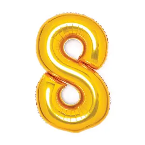 Toy balloon AMSCAN 9913213 — foil, gold, pack of 5