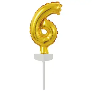 Toy balloon AMSCAN 9912680, foil, gold, pack of 5