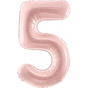 Foil Balloon PartyDeco 72 cm, light pink, round/heart shape options