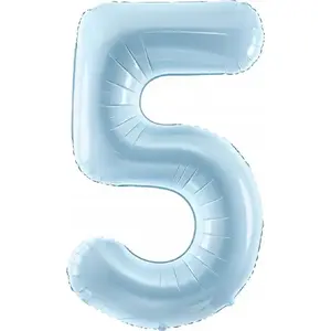 Foil Balloon PartyDeco 72 cm — 5 pieces, light blue