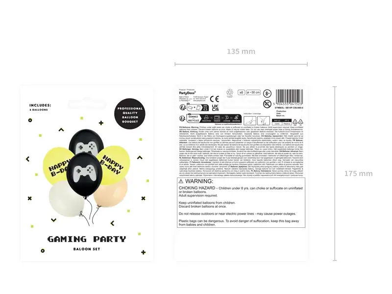 Игрушечный шар AMSCAN PartyDeco SB14P-336-000-6 Photo 2