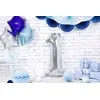 Toy balloon PartyDeco FB1M-1-018 foil silver Photo 2