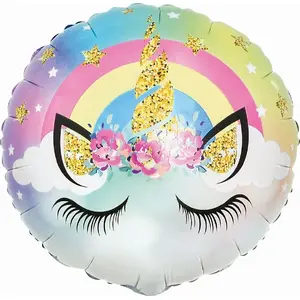 Foil Balloon GoDan Unicorn pastel 45 cm — 1 piece